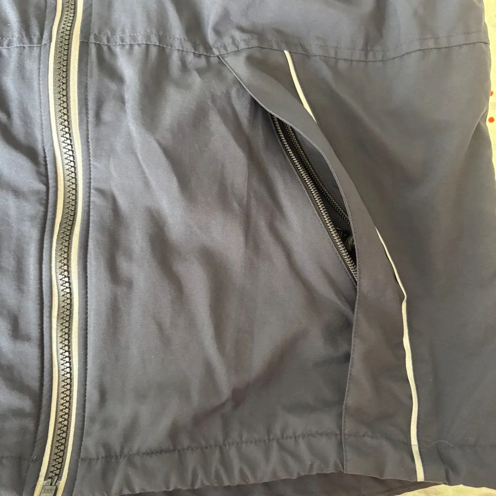 Navy Jacket Windbreaker Full Zip Lightweight Mens‎ Small Military